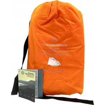 Utendors Pohovka Nafukovací vzduchem 110 x 75 cm Oranžová