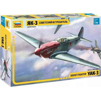Plastikový model ZVEZDA Sovětský stíhací letoun Ya k-3 Model letadla Zvezda MZV-4814