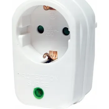 Elektrická zásuvka Zásuvkový adaptér LogiLink s přepěťovou ochranou CEE7/3 370J