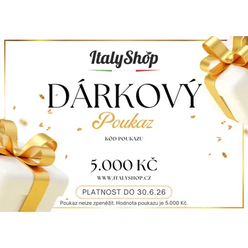 Dárkový potravinový koš ItalyShop Dárkový poukaz 5000 Kč (elektronicky)