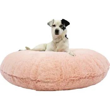Pelíšek pro psa Samohýl Exclusive Matrace kulatá Gemini růžová 100cm