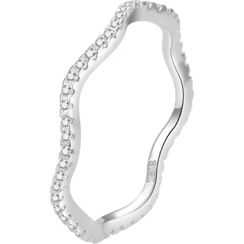 Prsten AGATO Originální prsten se zirkony AGG226 Velikost: 58 (1,72 g)