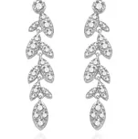 AGATO Luxusní dlouhé náušnice se zirkony AGT-E159PW