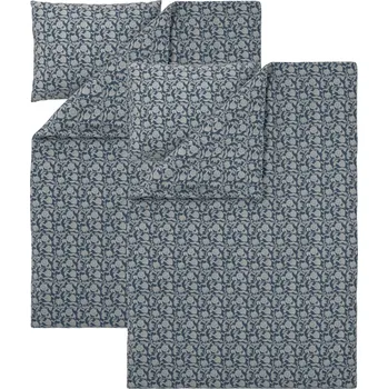 Povlečení LIVARNO® Sada ložního povlečení Renforcé, 140 x 200 cm , 70 x 90 cm, modrá, 2dílná