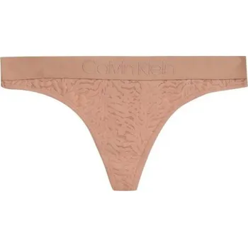 Kalhotky Dámské tanga QF7287E FSR skořicová - Calvin Klein Velikost: M