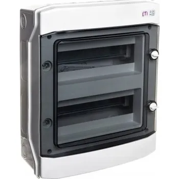 Rozvaděč ETI Rozvodnice ECH24PT-s povrchová 2x12 modulů IP65 vodotěsná pro fotovoltaiku (PV)