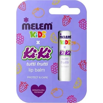 Péče o rty Melem Kiki balzám na rty Tutti Frutti 4,5 g