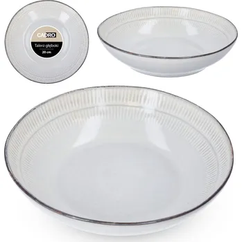 Talíř Hluboký talíř na polévku Cadro Kameninový talíř na polévku, 20 cm