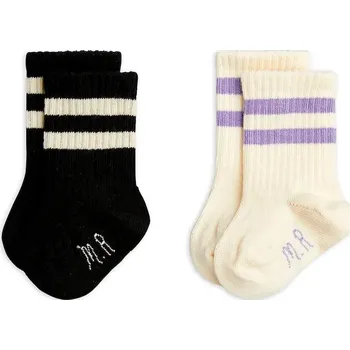 Pánské ponožky Dětské ponožky Mini Rodini 2-pack 2566010111 černá 99X, vel. 20/23