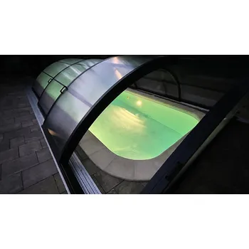 Zastřešení bazénu PRAKTIK dva moduly 360x428cm