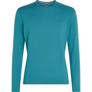 Pánská móda Pánské triko Icebreaker Mens 260 Tech LS Crewe Velikost: L / Barva: tyrkysová