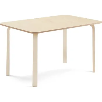 Zahradní stůl Stůl ELTON, 1400x800x710 mm, bříza, akustické linoleum, béžová