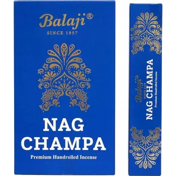Vonná tyčinka Indické práškové kadidlo | Balaji | 15g | NAG CHAMPA
