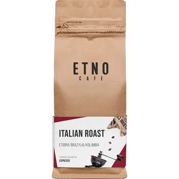 Káva zrnková Arabica Etno Cafe Italian Roast 1000 g