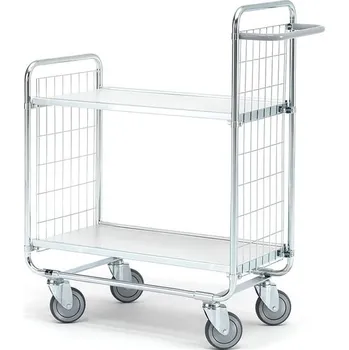 Policový vozík CRAFT, 2 police, 750x425 mm