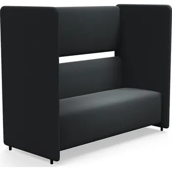 Pohovka Akustická pohovka CLEAR SOUND, 3místná, potah Pod CS, antracitově šedá