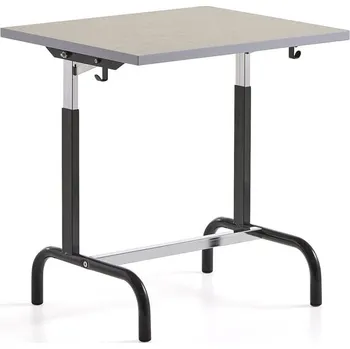 Zahradní lavice Školní lavice 182, linoleum, antracitově šedá/šedá