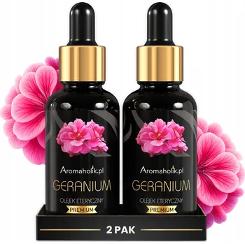 Vonný olej 2x Geraniový Olej Esenciální Přírodní Květinová Vůně 60 Ml