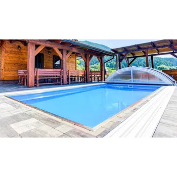 Zastřešení bazénu PRAKTIK - 5 modulů 360x1062 + 245 cm