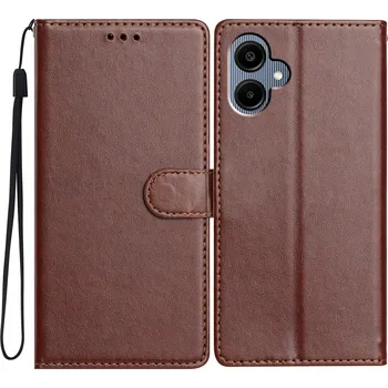 Pouzdro na mobilní telefon Clots knížkové pouzdro na Samsung Galaxy A07 4G - hnědé