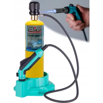 Plynová páječka, precizní stanice 1x plyn ELICO MAPP Propan Propylen Hadice