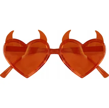 Karnevalový kostým Okulary ve tvaru srdce s rohy, kostým, maškarní karneval, ples, divadlo, Halloween