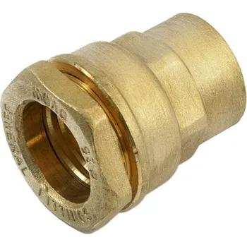 Vodovodní potrubí Spojka svěrná - PE trubka General Fittings I 63 x 2˝ vnitřní závit, mosaz