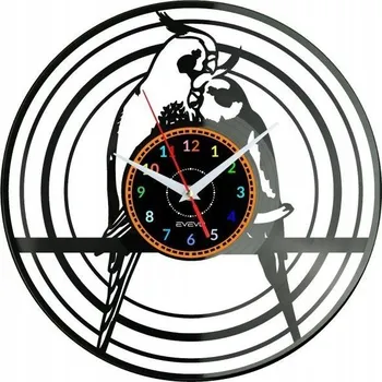 Hodiny Papoušek Papoušci Nástěnné Hodiny Vinylová Deska Moderní Dekorativní Jako Dárek