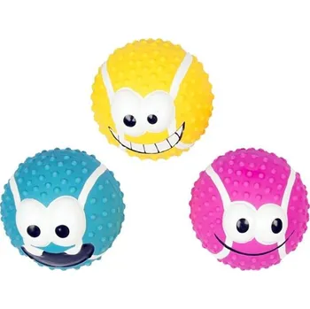 Hračka pro psa Hračka latex míček Smiley mix 10 cm Duvo+