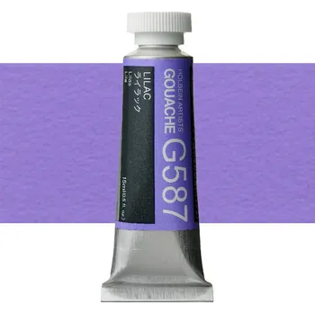 Vodová barva Kvašová barva Holbein 15ml - Lilac