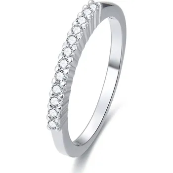 Prsten AGATO Elegantní stříbrný prsten se zirkony AGG187 Velikost: 50 (1,84 g)