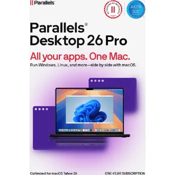 Grafický software Parallels Desktop Pro Subscription 1 Year, EN/FR/DE/IT/ES/PL/CZ/PT