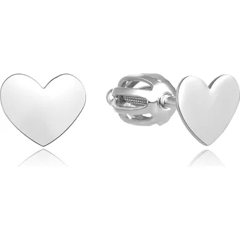 Náušnice AGATO AGUP1492S Stříbrné srdíčkové náušnice AGUP1492S Stříbrné