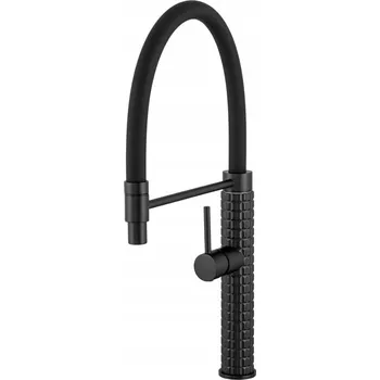 Vodovodní baterie Stojánková kuchyňská baterie Brenor Samba black černá