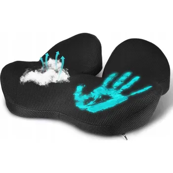 Polštář Ortopedický Polštář Profilovaný Paměťový na Sezení do Křesla Židle Velký