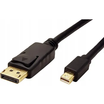 Video kabel ROLINE DisplayPort kabel v.1.4 (HBR3, 8K@30Hz), DP(M) - miniDP(M), 1m