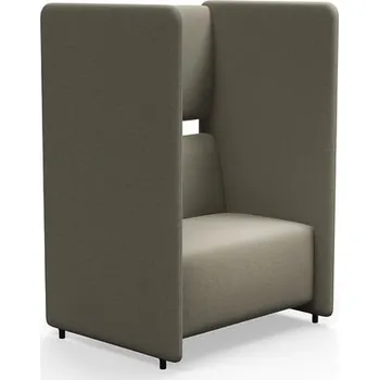 Pohovka Akustické křeslo CLEAR SOUND, 1,5místné, potah Focus Melange, béžová