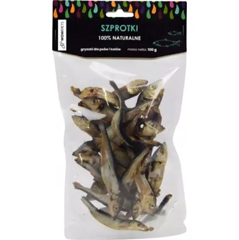 Pamlsek pro psa Sušené šproty - přírodní psí pamlsek a kočky 100g