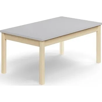 Zahradní stůl Stůl DECIBEL, 1200x700x530 mm, akustická HPL deska, bříza/šedá