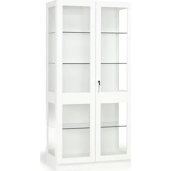 Vinotéka Vitrína THEO, 2100x1000x500 mm, bílá