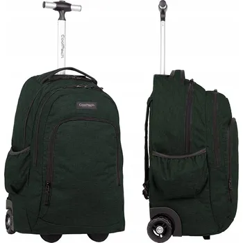 Vícekomorový Školní batoh CoolPack zelený 36 l