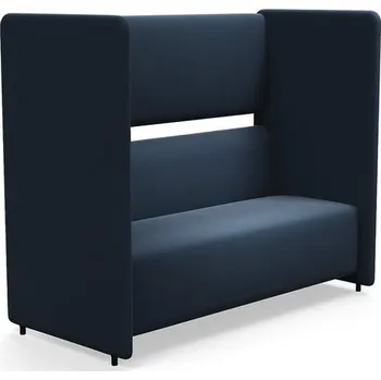 Pohovka Akustická pohovka CLEAR SOUND, 3místná, potah Focus Melange, námořnická modrá