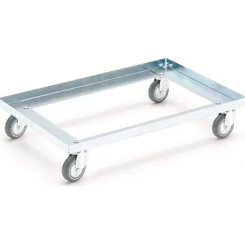 Podvozek pod přepravky, 610x410 mm, 4 otočná kola
