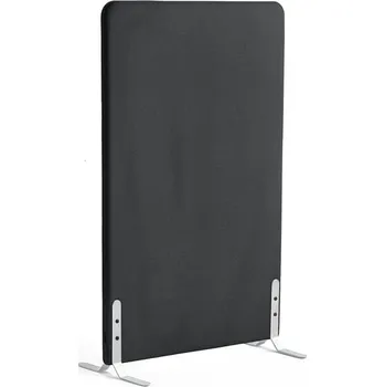 Paraván Paraván ZONE, 1360x800x46 mm, potah Rivet, bílé nohy, antracitově šedá