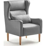 Křeslo LUCKY, potah Medley, světle šedá