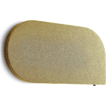 Paraván Akustický panel POLY, kapka, 600x1200x56 mm, nástěnný, žlutá