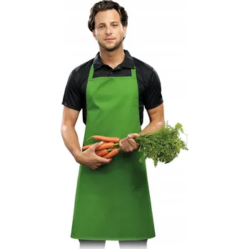 Kuchyňská zástěra Profesionální zástěra přední PREMIER WORKWEAR - 72x86 cm - JABLKOVĚ ZELENÁ