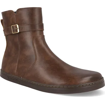 Dámská zimní obuv Barefoot zimní boty Peerko - Glamour Brown Warm hnědé Velikost: 40