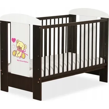 Dětská postýlka Dřevěná postýlka My Sweet Baby 5004-04-324 60 x 120 cm hnědá