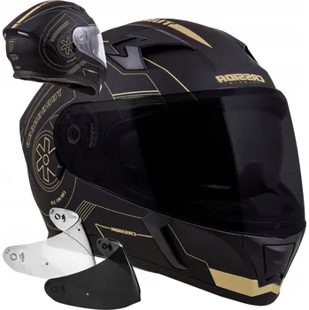 Helma na motorku Motocyklová přilba Cassida 63-64cm XXL černá matná